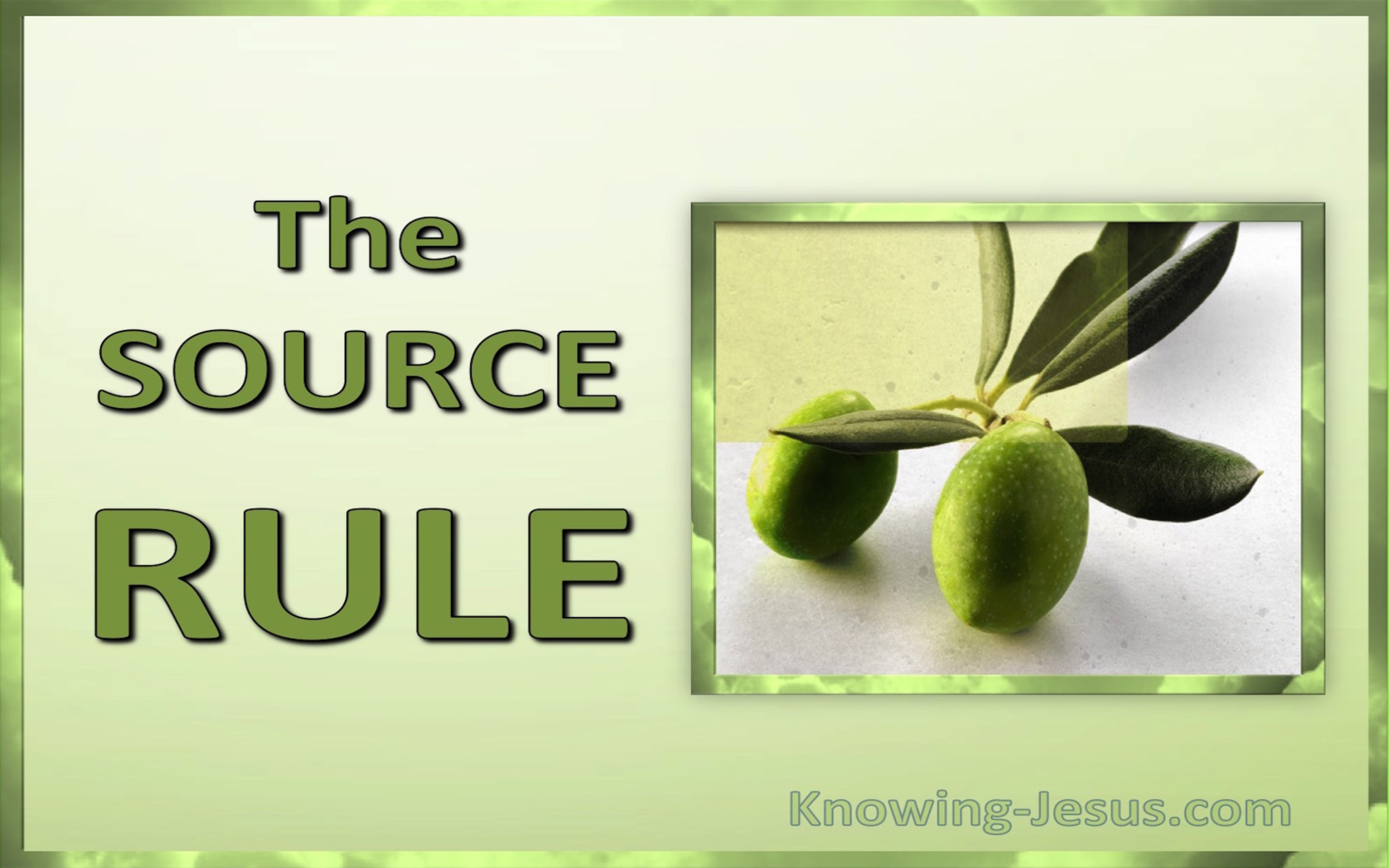 The Source Rule (devotional)05-31 (green)